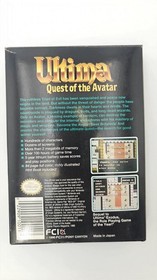 Ultima: Quest of the Avatar &ndash; 1990 Vintage Nintendo NES Game CIB