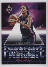 2019 Donruss WNBA Franchise Features Press Proof Purple 96/99 A'ja Wilson 6rq
