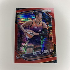 2025 Panini Prizm WNBA - Satou Sabally #4 Red Pulsar Prizm /299