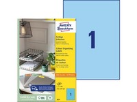 Avery Zweckform Universal-Etiketten, 210 X 297 Mm, Blau 1 Bis 20 Stk Spare 16%
