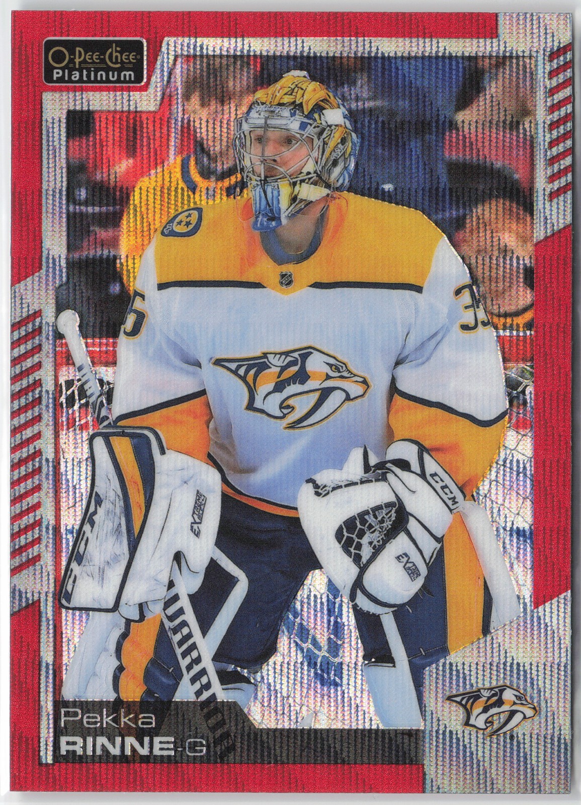 2020-21 O-Pee-Chee Platinum - Pekka Rinne #121 Red Surge for sale ...