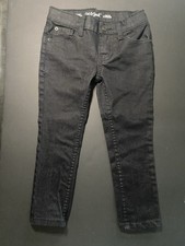 Cat And Jack Black Boys Jeans Skinny Stretch Adjustable Size 4