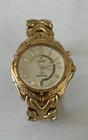 Vintage Seiko Kinetic 5M42-0B09 Sports 100 Men's Display Back Two Tone Watch