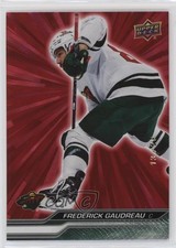2023-24 Upper Deck Extended Series Outburst Red 13/25 Frederick Gaudreau #571