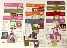 10 STAMPIN' UP STAMP INSPIRATION SHEETS - MATCHING /SIMILAR TO SOME IN MY LOTS