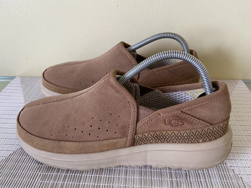 Scarpe ciabatte casual slip on marca UGG Kick It castagno 1118495 uomo taglia 9