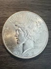 1923 Silver Peace Dollar $1 United States 90% Fine