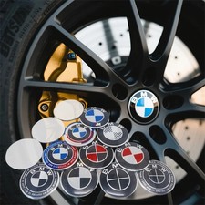 4 PIEZAS 70mm BMW Tapa Central Pegatina Estilo M para Serie 5 y M5 F90/G30/E60/F07