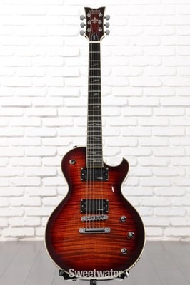 Schecter Solo-II Supreme Electric Guitar - Cat's Eye Black Burst
