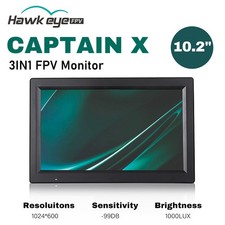 Hawkeye Captain X 3IN1 FPV Monitor Display Screen 1024 600 1000LUX with HDMI DVR