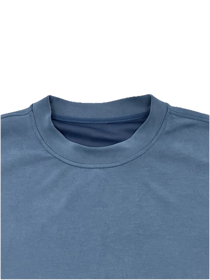 Lululemon Crew Recortado Perfectamente Grande *Terry Francés Azul - 4 Foto 2 de 4