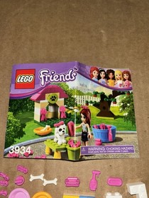 2012 Lego Friends "Mia's Puppy House" #3934 Parts & Pieces Lot W/ Manual
