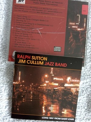 RALPH SUTTON piano/ Jim Cullum cornet -Tea for two/St Louis Blues/interview
