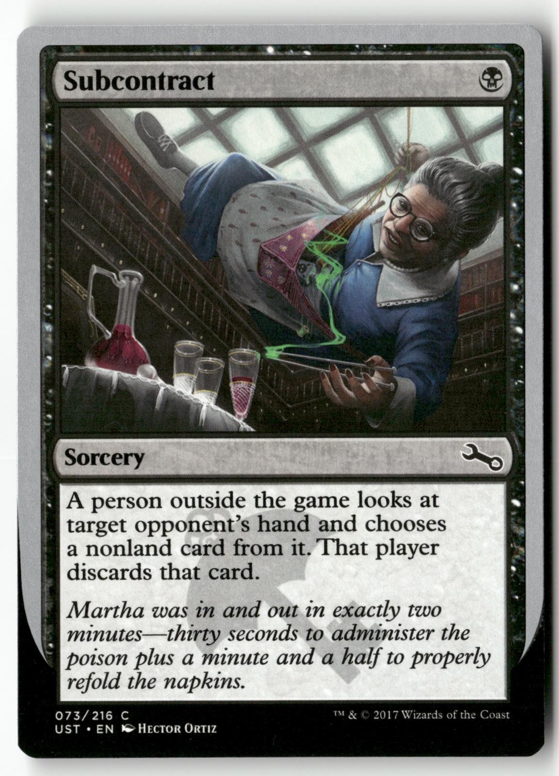 Subcontract 73 Magic: The Gathering Unstable 2017