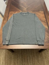 Vintage Filson long-sleeve thermal crewneck shirt Gray Mens Size S