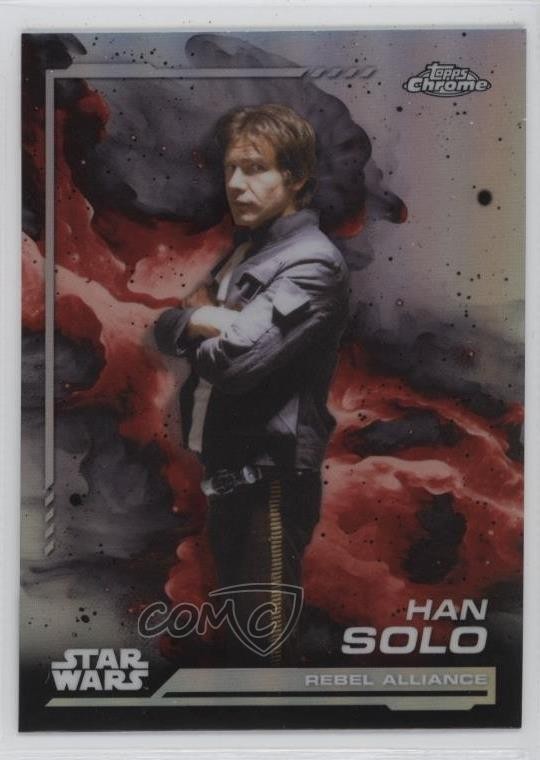 2024 Topps Chrome Star Wars Rainbow Refractor Han Solo #102 0b6c