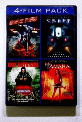 4-Film Pack: Drive Thru, Creep, Boy Eats Girl, Tamara DVD Horror