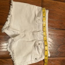 Cat And Jack 4-5 Ultimate Stretch White Jean Shorts