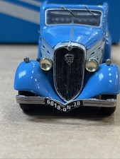 Miniature Provence Moulage 1/43 – Peugeot J9 Fourgon Pompiers – Résine – Occasion
