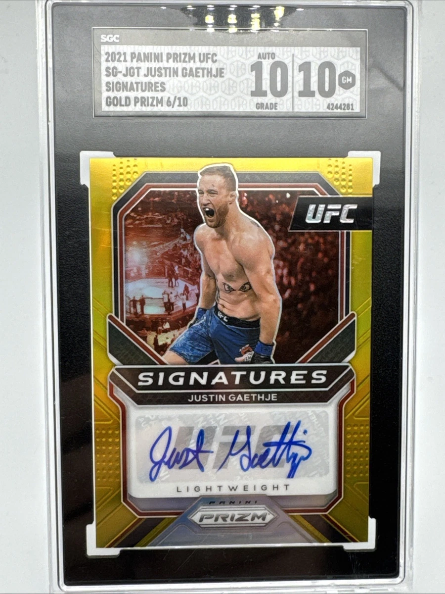 2021 Panini Prizm UFC - Justin Gaethje #SG-JGT for sale | eBay