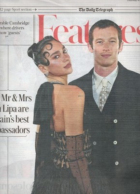 Daily Telegraph Features June 4 2026 -  Dua Lipa, Callum Turner