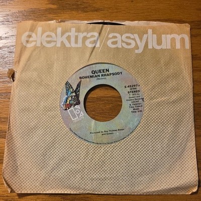 QUEEN - BOHEMIAN RHAPSODY E-45297 (SP) 1975 45rpm (+ I'm in Love with my Car)