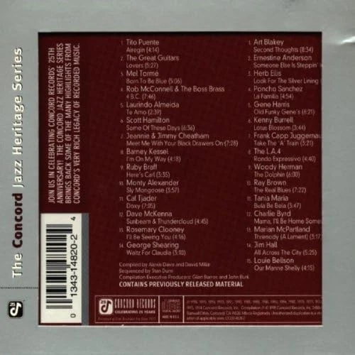 Various Artists Concord Jazz Heritage Series Sampler (CD) - Bild 2 von 2