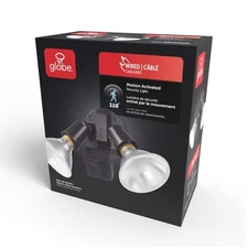 Outdoor Security Flood Light 110° Motion Activated Sensor Black