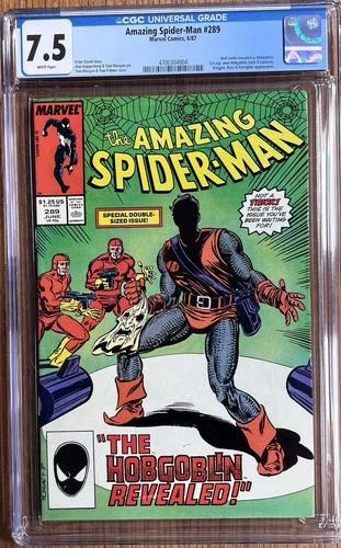 The Amazing Spider-Man 289 CGC 7.5! White Pages! Hobgoblin!