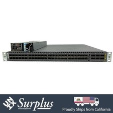 48 Port 10GbE SFP Juniper QFX5100 Layer 3 Switch 2x PSU w/ Ears 6x 40GbE QSFP
