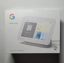 Google Nest Hub (2nd Gen) 7-Inch Smart Display, Chalk 