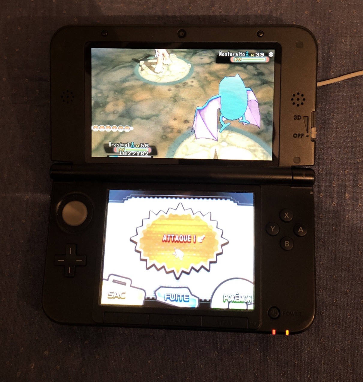 ++ NICE SCREEN Superbe New 3DS XL  Console Nintendo Pokemon No Sega Mario Zelda