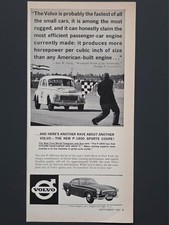 1960 Print Ad Volvo P-1800 Sorts Coupe 1960 Print Ad Volvo P-1800 Sorts Coupe