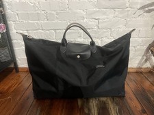 Longchamp le Pliage Black Duffle Size XL Auth...
