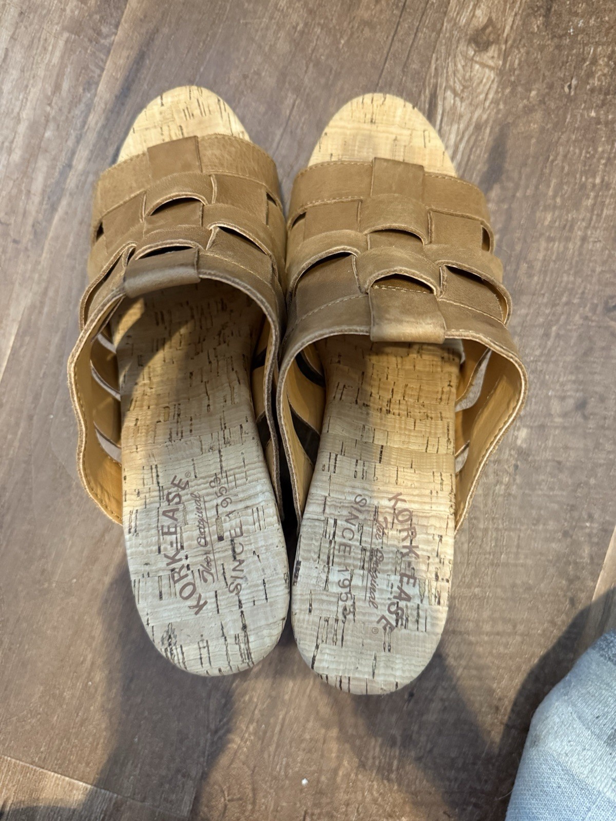 Kork Ease Devan Platform Slide Sandals Brown Terr… - image 2