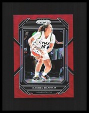 2023 Rachel Banham Prizm WNBA Red Prizm 15/199 #88 Minnesota Lynx Jersey #