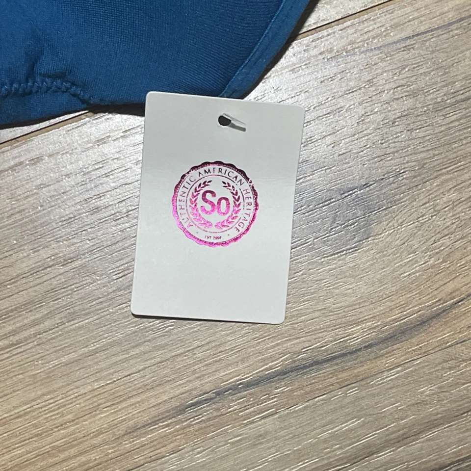 Sujetador Kohls SO Talla L Junior Ropa Interior Azul Bella Ligeramente Acolchado Love Nuevo con Etiquetas Foto 4 de 4