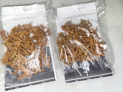 Two Complete Set ESCI British Paratrooper Soldier (100) Figures 1/72 #208