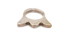 Vintage Sterling Silver 925 Crown Ring Size 8.75