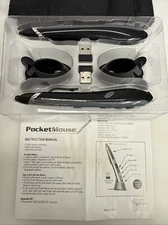 NIB Spark Innovators, Corp. 2 Pack, Pocket Computer Mouse  2.4GHz Wireless