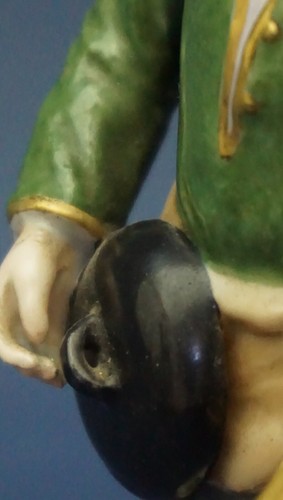 OLD PARIS Porcelain Sculpture Figure Pot seller Boilermaker 1800 19th as Sevres - Picture 13 of 24