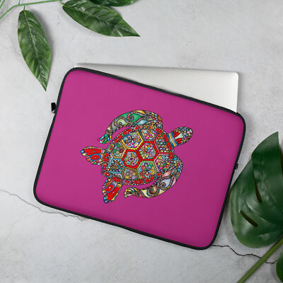 Turtle Computer Dust Cover Colorful Turtle Design Laptop Sleeve Cover Case | eBay