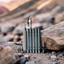 Trek Outfit Temperature Hiking Stick with Tools and EVA Grip Rubber Tips