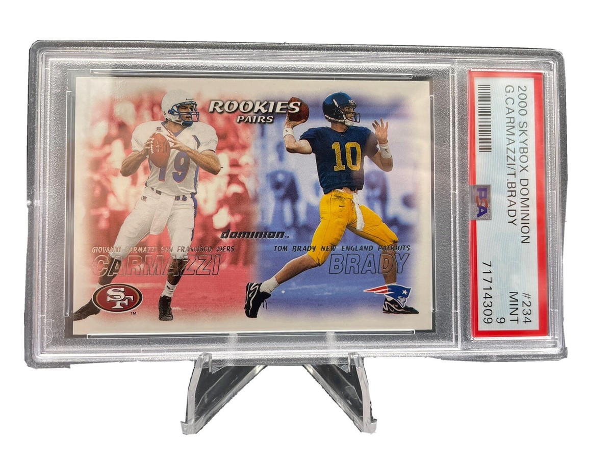 2000 Skybox Dominion Tom Brady Rookie Card #234 PSA 9 G