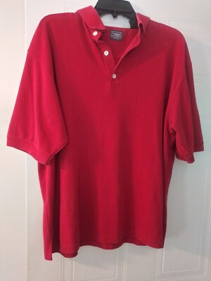 Men's Hager Golf Short Sleeve Polo Size L