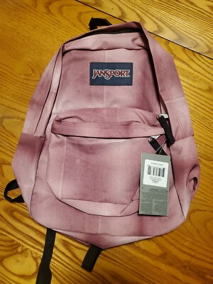 Jansport Superbreak Weary Red Dustie Backpack Bookbag Back to School NWT