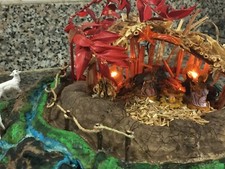 presepe natività artigianale fatto a mano - statuine in resina  