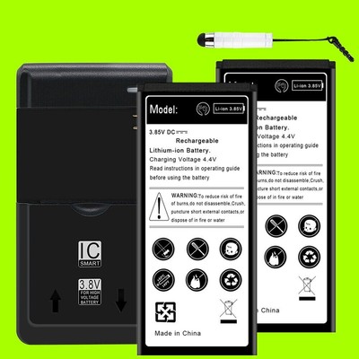 2X 3100mAh Extended Slim Battery Portable Charger Pen for Alcatel GLIMPSE 5002C