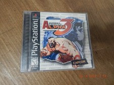 Street Fighter Alpha 3 Sony PlayStation PS1 - Artwork Case and Disc Tested