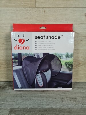 2x Neu Diono schwarz Auto & Kinderwagen Sitzschirm Universal Sonnenblende Ansteck UK P + P